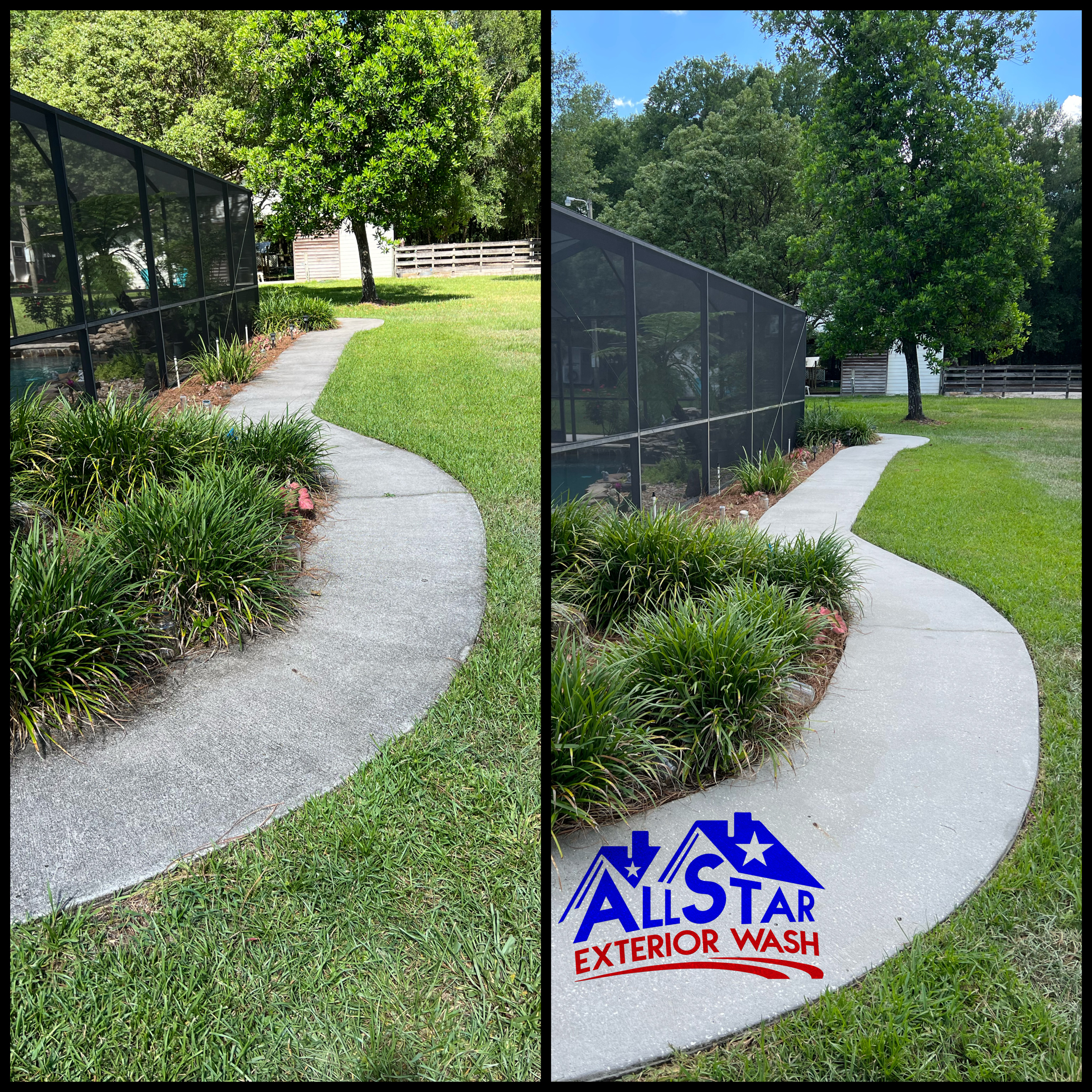 Great results from the Brooksville Florida residential pressure washing professionals Thumbnail