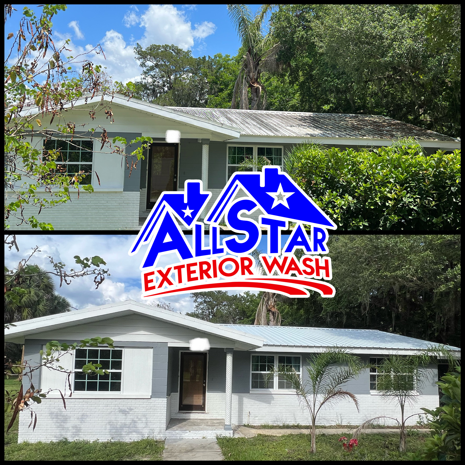 Metal roof pressure washing experts in Brooksville Fl. Thumbnail