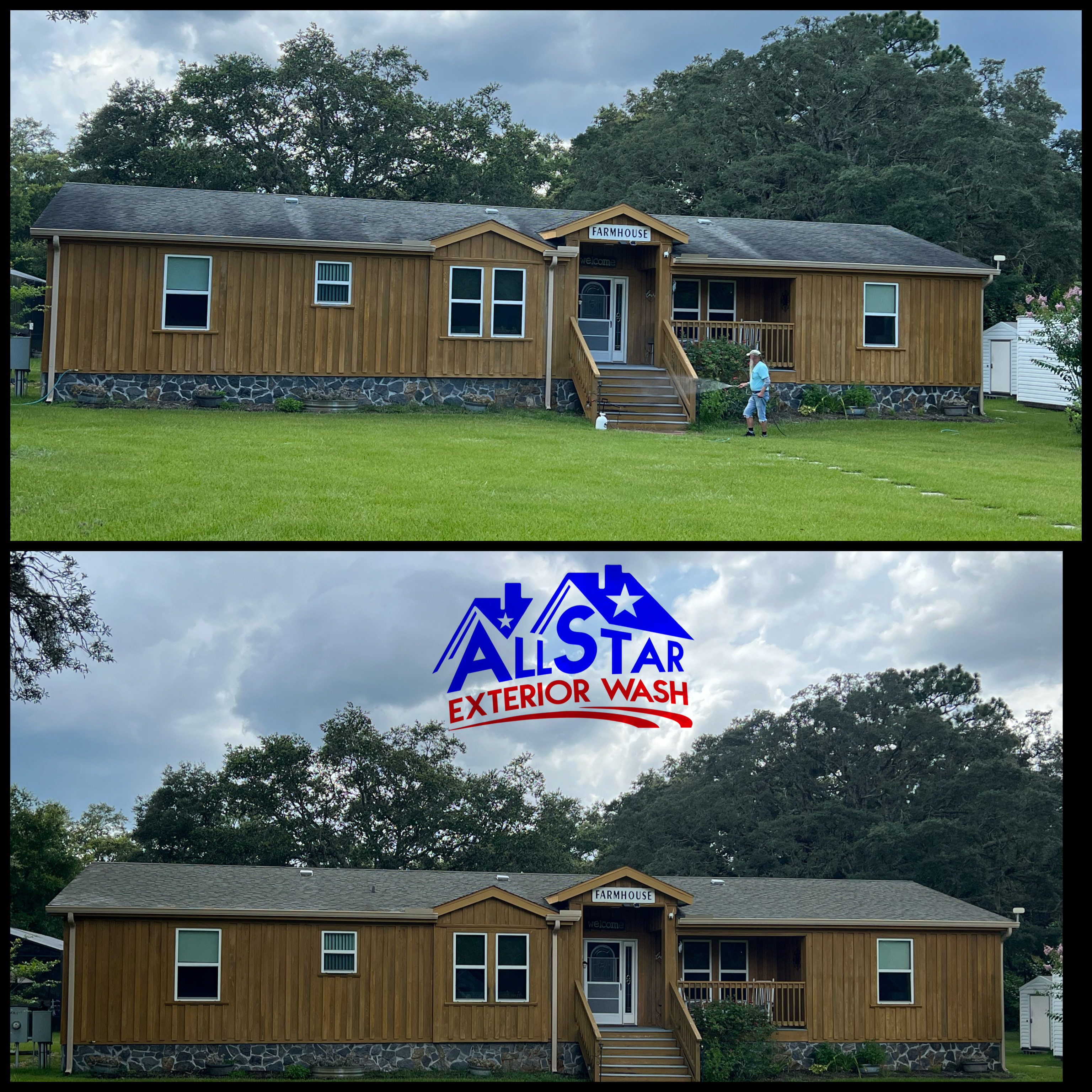 Shingle roof cleaning professionals  Thumbnail